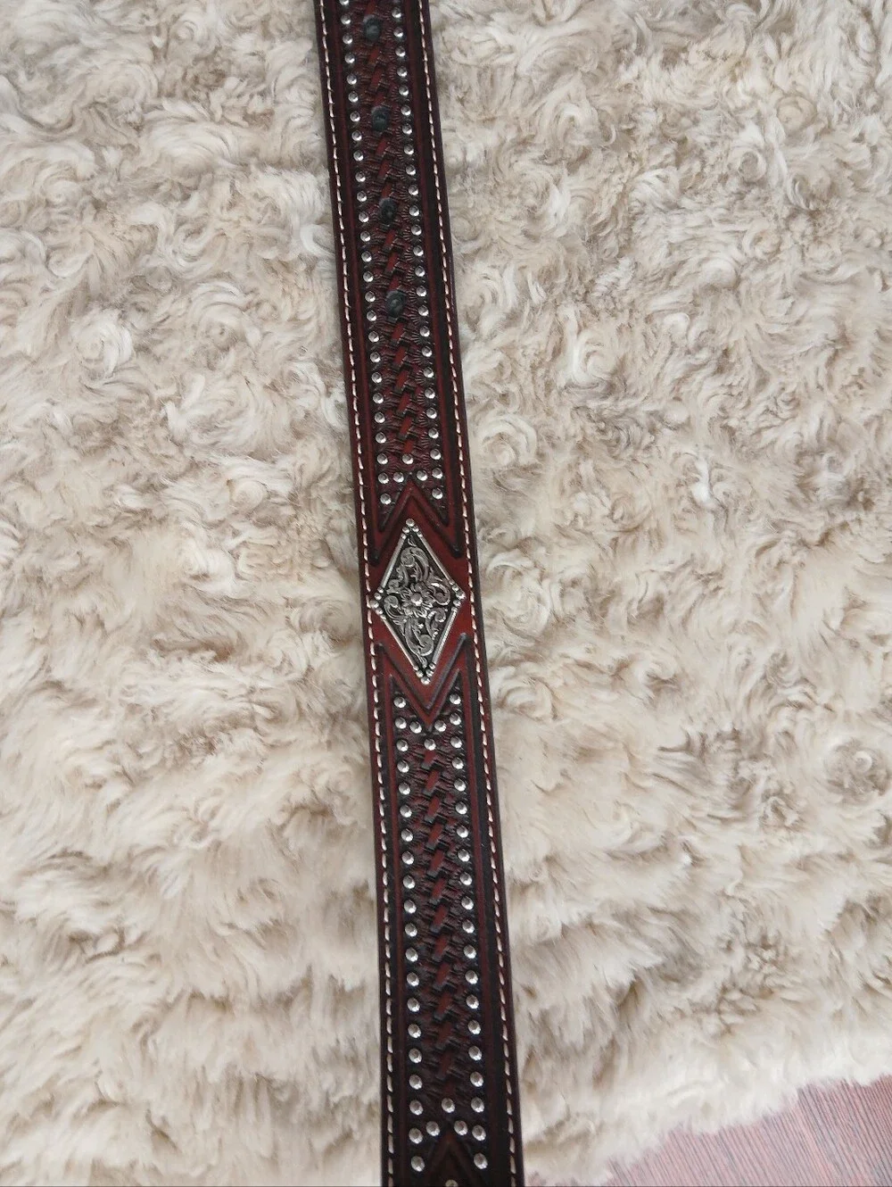 💎 Ariat Big Boys Diamond Shape Concho Belt